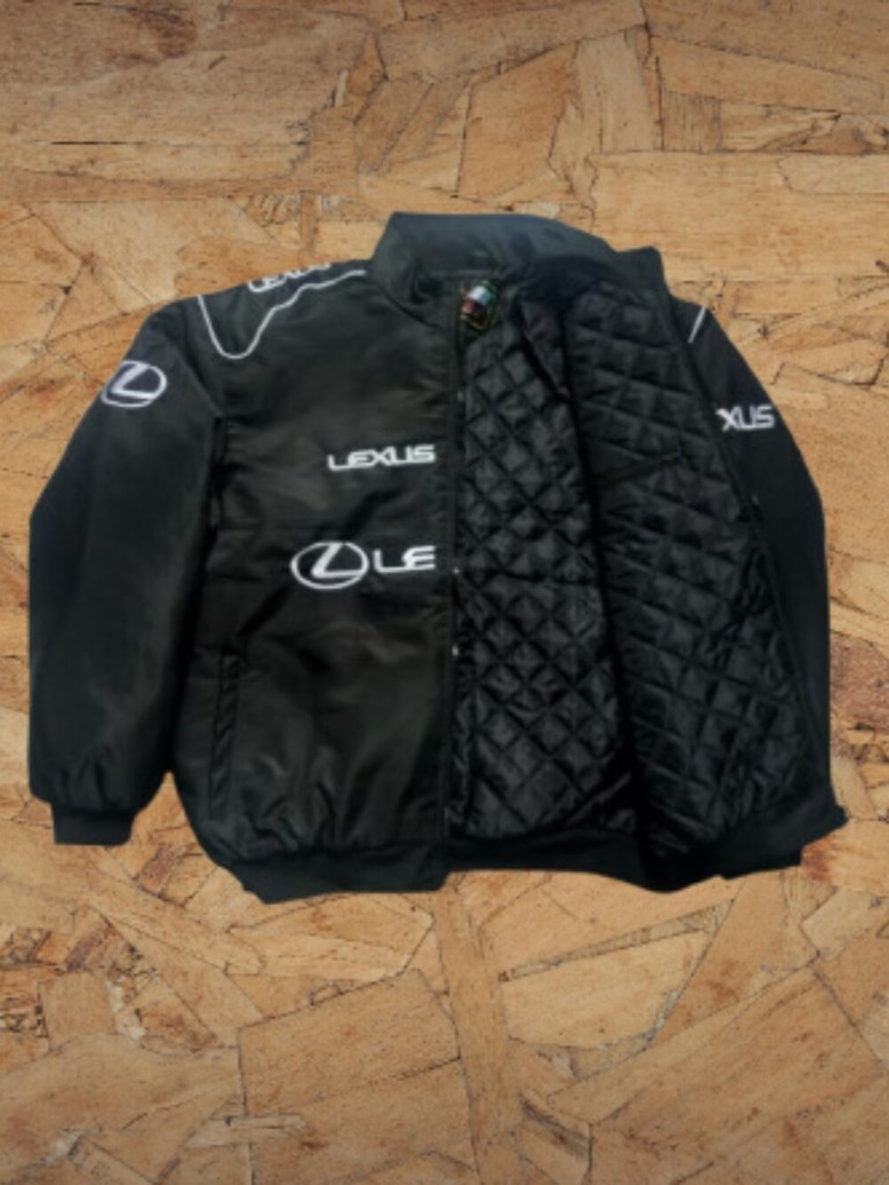 Lexus Racing Jacket Vintage Black Bomber.